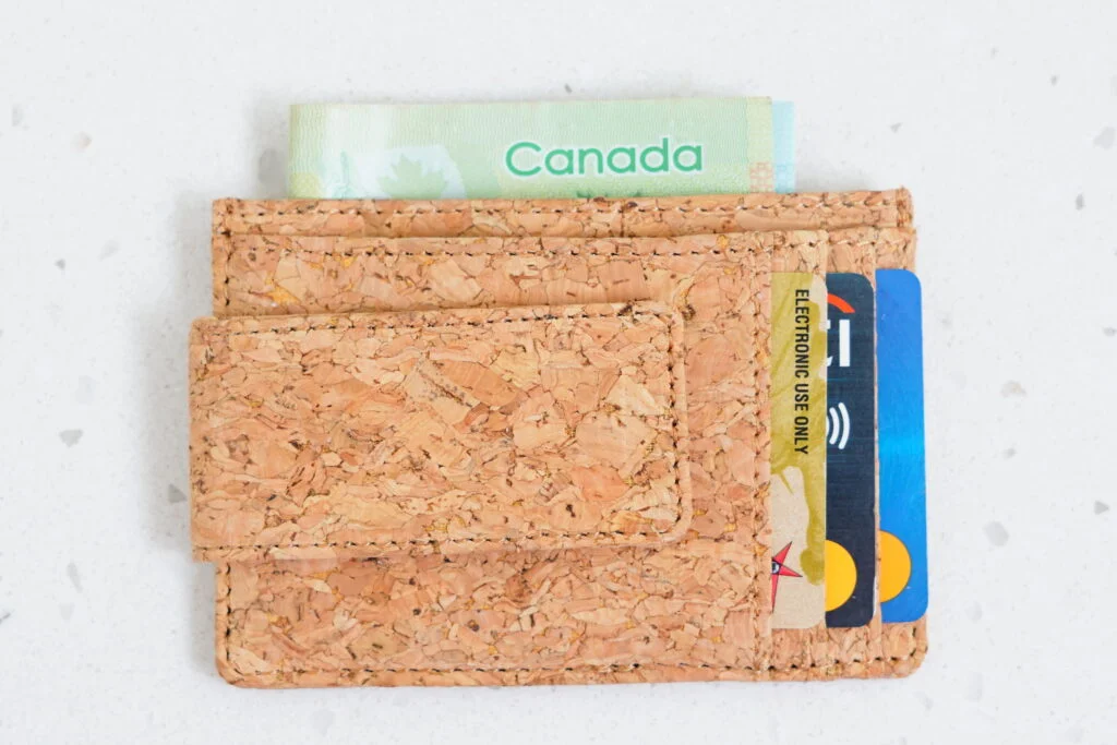 Cork Clip Card Holder